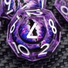 KERWELLSI Float Beholder Eye Resin DND Dice Set with Gift