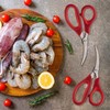 Kitchen Seafood Scissor for Crab Legs, 6 Pack Crab Leg