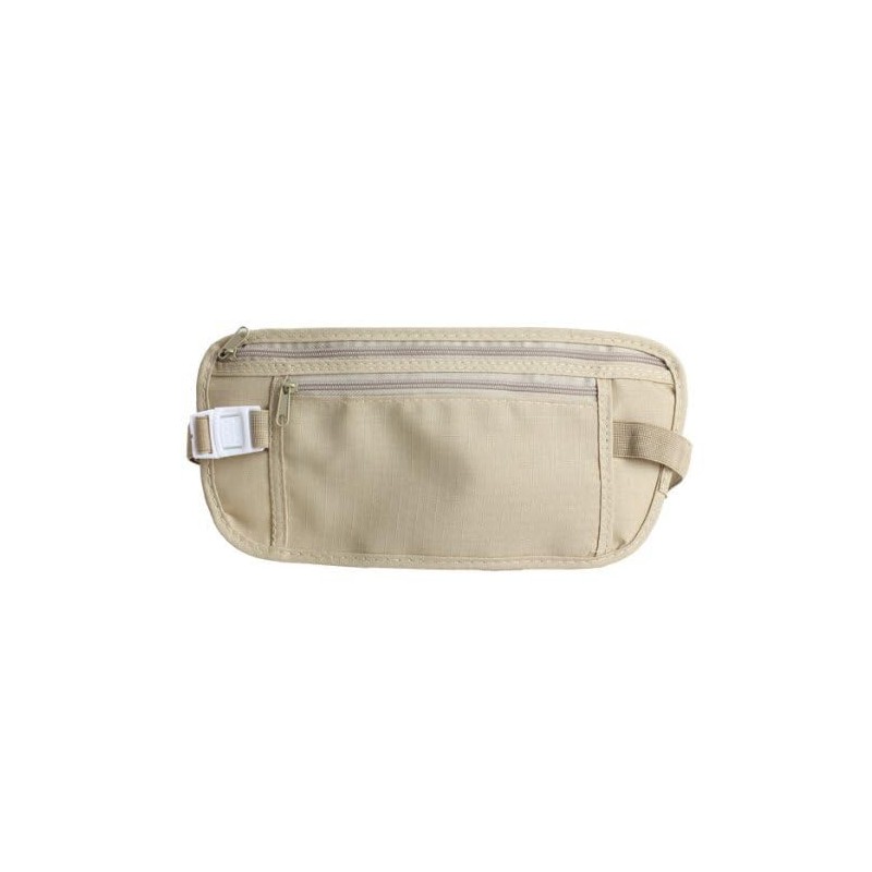 Dcolor Travel Money Belt for Security Pouch Passport Cash Money