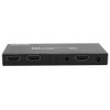 B12SA Black 1×2 HDMI 2.0 Splitter Aluminium Alloy with Scaler