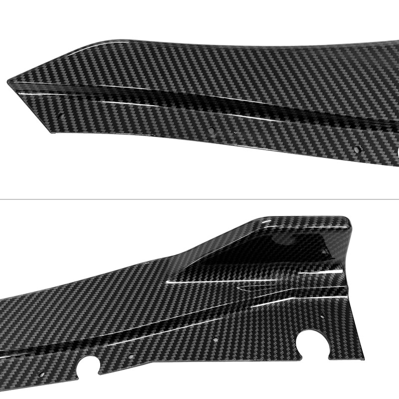 IKON MOTORSPORTS, Rear Apron Compatible with 2018-2024 Infiniti Q50, Carbon