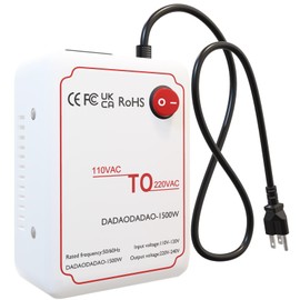 110 to 220 Voltage Converter Power Step 110v to 220v Converter Voltage Converter 110v to 220v Step Up Transformer 110v to 220v Voltage Converter us to Europe Voltage Converter Boost Converter (1500W)