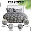Olivia Rocco Leaves Printed Duvet Cover Set Hotel Quality Reversible