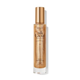 Absolute New York - Silk Glow Shimmer Mist Glow, Radiant, Shimmer Body & Face & Hair, Shea Butter, Coconut Oil, Vitamin E (SBGS05 Champagne Gold Oil Gel, 3.4 fl oz)
