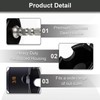 Alloy Threaded Rod Nut Runner with 4 Replacement Heads，Fast Nut