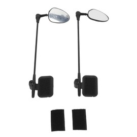 1 Pair Bicycle Helmet Rearview Mirror 360° Adjustable Bike Cycling Rear View Wide Angle Mirror Riding Accessories