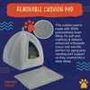 Pyramid Cat Bed - Cat Houses for Indoor Cats with