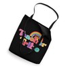Teacher Tribe Colorful Rainbow Books Tote Bag