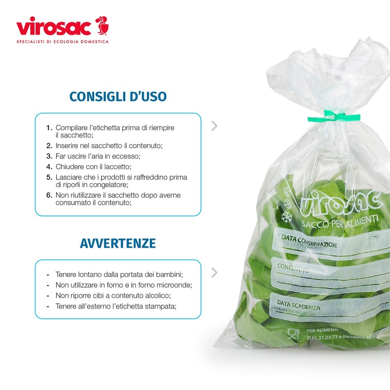 virosac 111998 Press for Fridge and Freezer Bags, 18 x