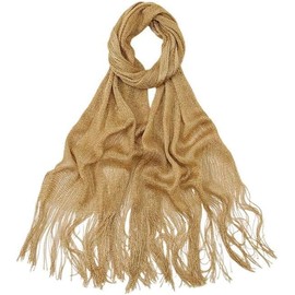 PNPGDYK Women's Shawl Stole Elegant Ceremonial Evening Dress Shiny Summer Scarf, Wrap Stole Shawl For Weddings Bridal Bridesmaids Proms & Parties