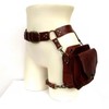 ZHOUSUFEN Medieval Waist Belt Drop Leg Pack Steampunk Waist Pack