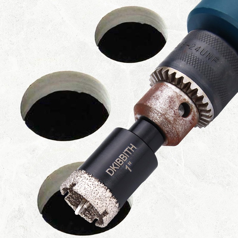 1" Diamond Hole-Saw Bits with Pilot Drill Bit - 2pc