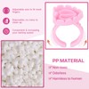 Pretty memory 150 Pcs Glue Rings for Eyelash Extensions, Lovely
