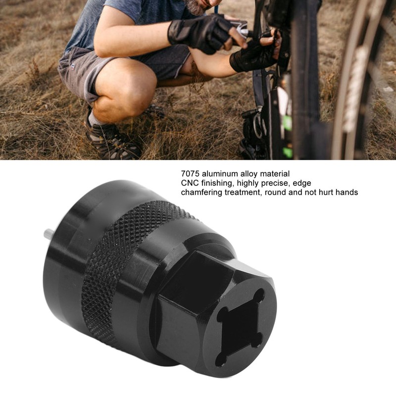 Bike Crank Cover Installation Removal Tool Aluminum Alloy Crank Arm