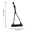 Siunwdiy Giacometti Bronze Sculpture, Abstract Man Figure for Art Lovers,