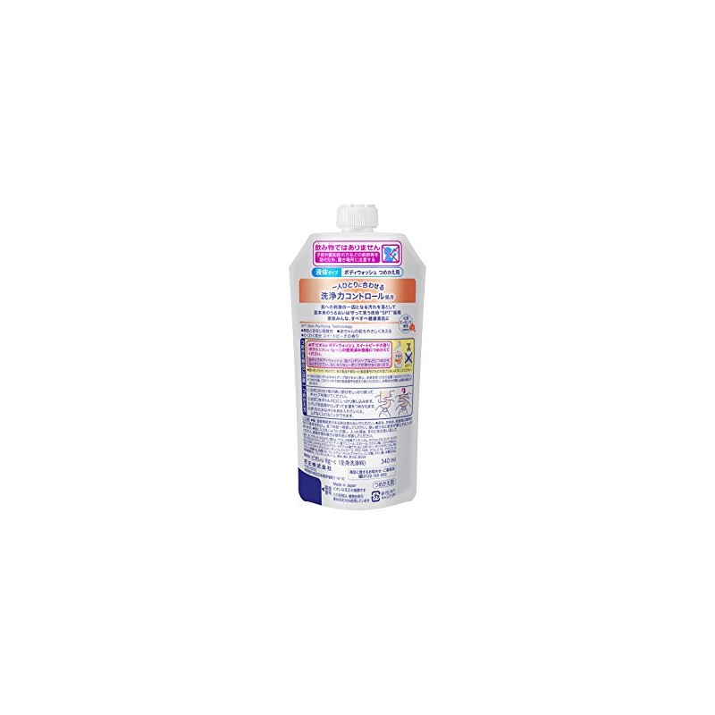 Biore U Sweet Peach Wash Refill Pack