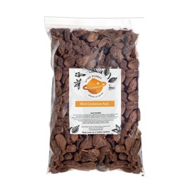 Black | Brown Cardamon | Cardamom Pods | Badi Elaichi Whole Dried Premium Quality by Spice Planet® 25g-1.9kg (50 Grams)