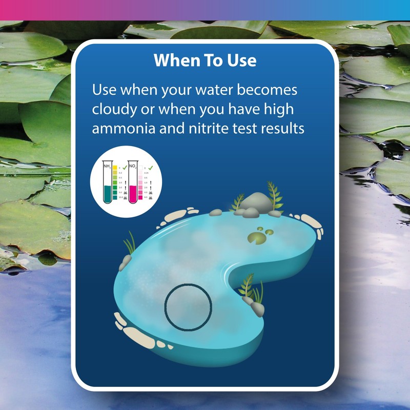 NT Labs Pond Mature, Pond Live Filter Bacteria, Breaks Down
