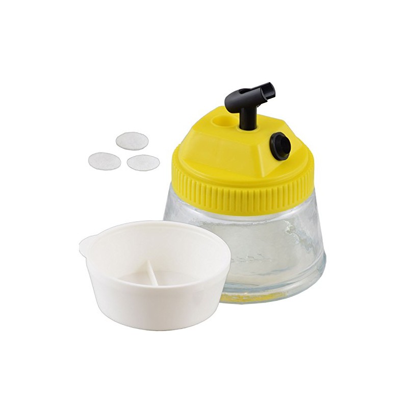 Agora-Tec airbrush cleaning pot AT-CP-01, three in one, cleaning and