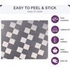 XUANINY Peel and Stick Metal Backsplash Tiles, Self Adhesive Aluminum