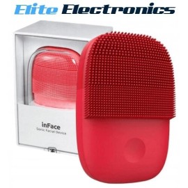 inFace Facial Cleansing Brush Silicone Cleanser - Red