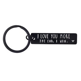 Guqqeuc Black Boyfriend Girlfriend Christmas Gifts for Couples Romantic Gifts for Husband Wife Anniversary Birthday Gifts for Fiance Fiancee Engagement Gifts for Him Her Couple Keyring Gift for Bf Gf