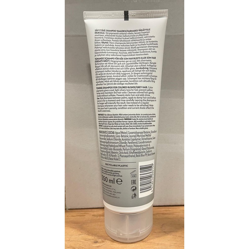 Four Reasons Colour Mask Toning Shampoo Platinum Colour 250 ml