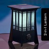 PIC Solar Flame Effect Patio Lantern Bug Zapper, ½ Acre