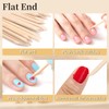 RAQEHO 500PCS Orange Sticks for Nails - Double Sided Wooden