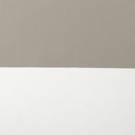 Exclusive Home Curtains Indoor/Outdoor Stripe Cabana Grommet Top Curtain Panel Pair, 54x96, Cloud Grey, 2 Count