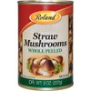 Roland Foods Whole Peeled Straw Mushrooms, Specialty Imported Food, 15