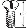 Prime-Line MP9191 Wall Plate Screws, #6-32 x 1/2 In., Steel