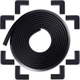 Set De Protectores De Esquinas Y Bordes Negro