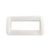 3/4 inch 20mm White Rectangle Plastic Dee Ring D Webbing