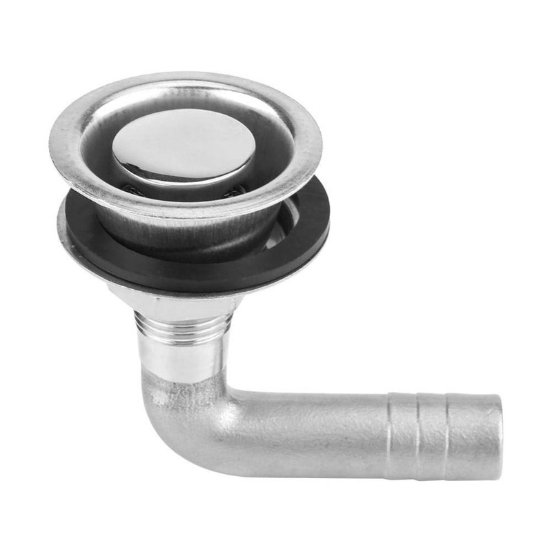 Suuonee Boat Fuel Tank Vent, Universal 5/8" Hose 90 Stainless