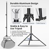 Lightdow 10x9ft Retractable Backdrop Stand Kit - Photo Studio Background