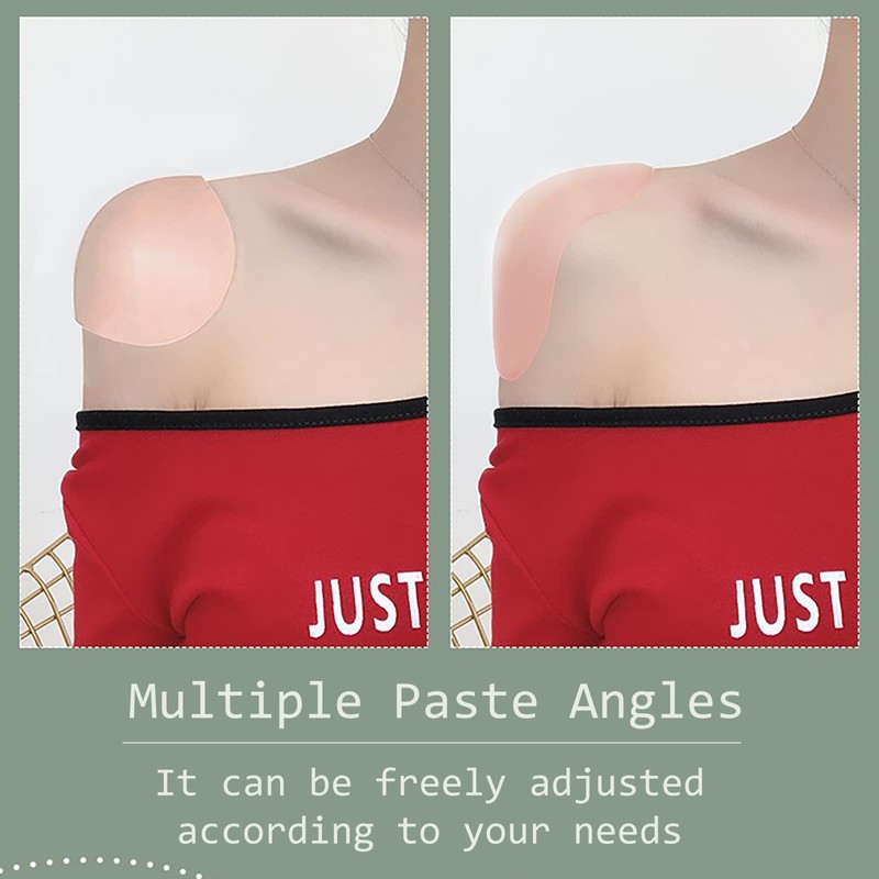 Silicone Shoulder Pads for Womens Clothing, Kootinn Anti-Slip Shoulder Push-Up