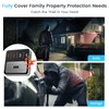 Chtoocy 1/2 Mile Long Range Solar Wireless Driveway Alarm Outdoor