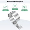 M METERXITY 1-Pack Aluminum Flashing, 3.3ft x 2" x 0.02"