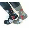 Foozys 2 PAIRS Foozys Men's Socks BBQ, One Black One