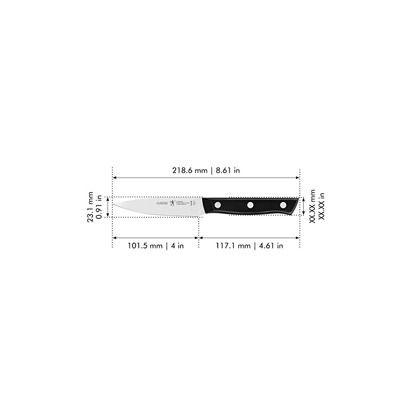 HENCKELS Dynamic Razor-Sharp 4-inch Paring Knife, German Engineered Informed by