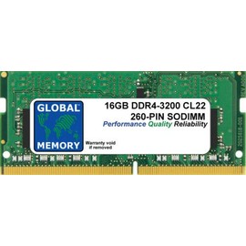 16GB DDR4 3200MHz PC4-25600 260-PIN SODIMM MEMORY RAM COMPATIBLE WITH LAPTOPS/NOTEBOOKS