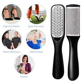 Foot File Set 20 in 1, Pedicure Set, Stainless Steel Callus Remover Foot Care Set, Foot Care Professional Callus Removal Set, Foot Care Set for Women, Men, Salon or Home