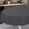 ANRO Oilcloth Tablecloth, Washable, Oilcloth, Garden Tablecloth, Outdoor, Indoor, Oval,