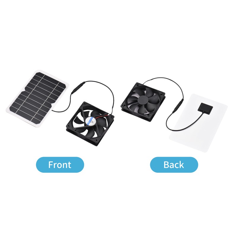 6W 5V Solar Panel with Fan Ventilator Chicken Coops Solar