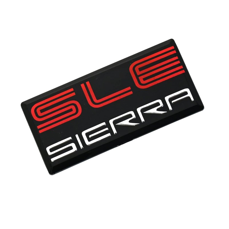 SSDD 2pcs New SLE Sierra Emblems Replacement for GMC 1500
