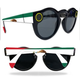 MightySkins Skin Compatible with Snapchat Snapchat Spectacles - Mexican Flag | Protective, Durable, and Unique Vinyl Decal wrap Cover | Easy to Apply, Remove, and Change Styles | Made in The USA