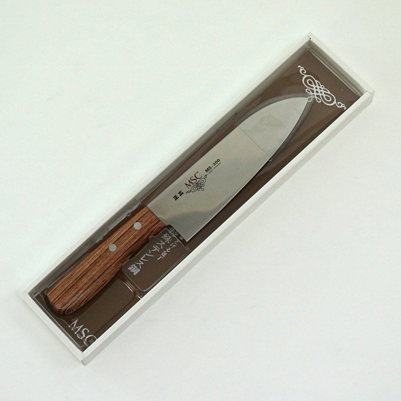Masahiro MSC MS-300 Stainless Steel Knife, Household Knife, Santoku Type,