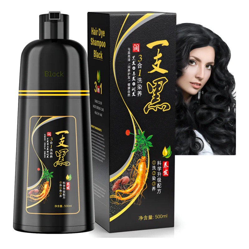 Shampoo Tinte Instantneo Cubre Canas Natural Jengibre 500ml