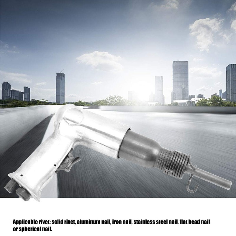 Oumefar Pneumatic Rivet Gun, 1/4" Inlet Air Rivet Gun Air
